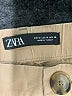 Zara Solid Tan Khaki Shorts Size M - photo 3