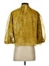 S'edge 100% Polyester Gold 3/4 Sleeve Blouse Size XS - photo 2