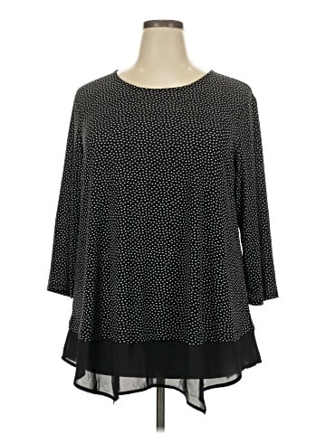 Adrianna Papell 3/4 Sleeve Blouse (view 1)