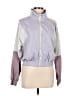 Forever 21 100% Polyester Color Block Purple Track Jacket Size M - photo 1