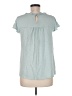 Ella Moss Teal Short Sleeve Blouse Size M - photo 2