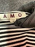 AMO Stripes Black Long Sleeve Top Size M - photo 7