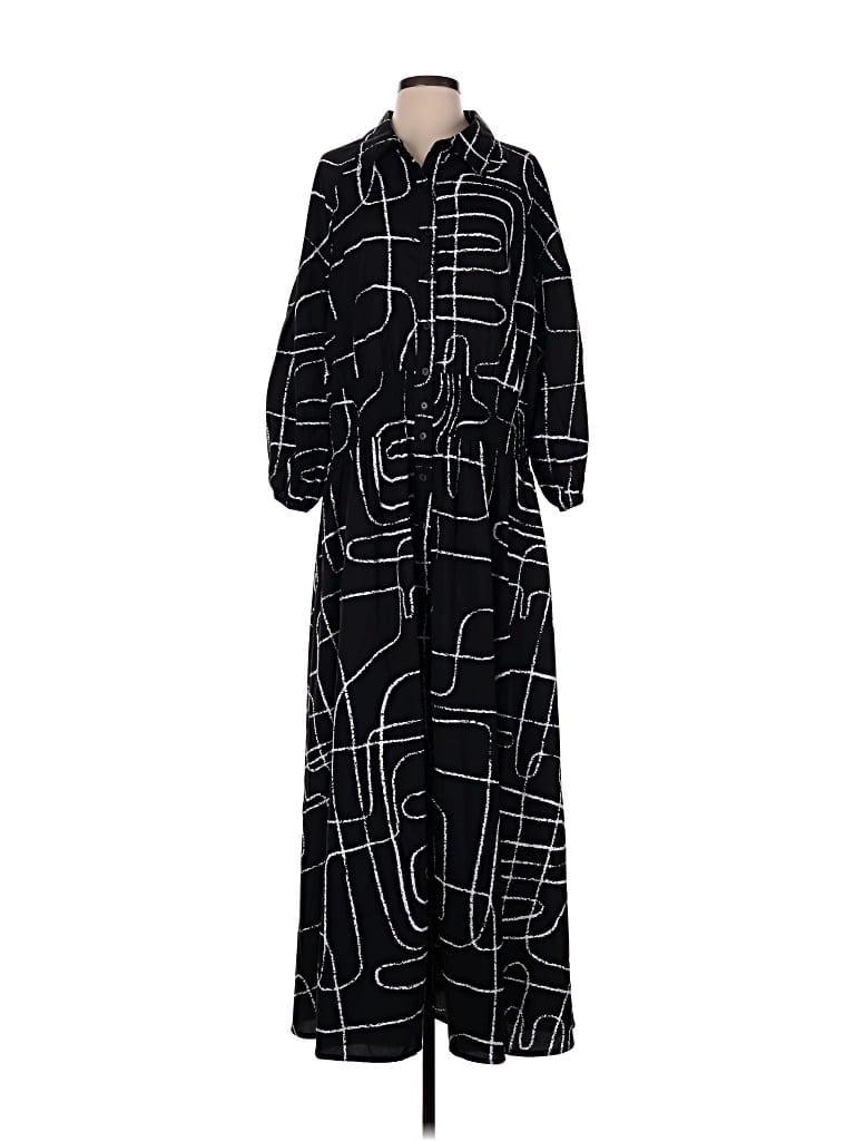 Pre-owned Assorted Brands Casual Dress In Black
