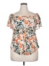 Threads 4 Thought Orange Short Sleeve Blouse Size XXL - photo 1
