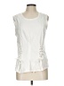 William Rast 100% Cotton Ivory Sleeveless Blouse Size L - photo 1