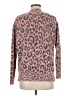 Ann Taylor Animal Print Pink Pullover Sweater Size M (petite) - photo 2