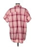 Eddie Bauer Plaid Pink Short Sleeve Blouse Size XXL - photo 2