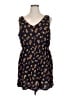 Just Found 100% Rayon Print Blue Casual Dress Size 1X - photo 1