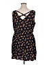Just Found 100% Rayon Print Blue Casual Dress Size 1X - photo 2