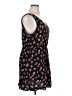 Just Found 100% Rayon Print Blue Casual Dress Size 1X - photo 4