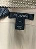 St. John 100% Silk Tan Long Sleeve Silk Top Size 4 - photo 7