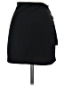 Aqua Solid Black Casual Skirt Size XS - photo 2