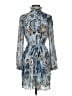 Tory Burch 100% Polyester Paisley Blue Cocktail Dress Size 4 - photo 1