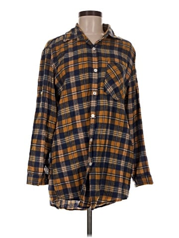 Adora Long Sleeve Button-Down Shirt (view 1)