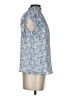 1.State 100% Polyester Blue Sleeveless Blouse Size S - photo 4