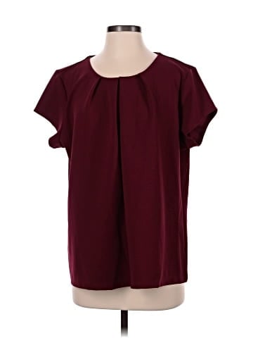 Liz Claiborne Short Sleeve Blouse (view 1)