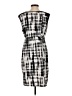 Ripe 100% Polyester Graphic Gray Casual Dress Size S - photo 2