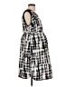 Ripe 100% Polyester Graphic Gray Casual Dress Size S - photo 4