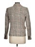 Karl Lagerfeld Paris Tweed Graphic Plaid Paisley Gray Blazer Size 6 - photo 2
