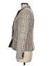 Karl Lagerfeld Paris Tweed Graphic Plaid Paisley Gray Blazer Size 6 - photo 5