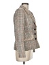 Karl Lagerfeld Paris Tweed Graphic Plaid Paisley Gray Blazer Size 6 - photo 4
