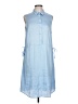 H&M 100% Polyester Blue Casual Dress Size 12 - photo 1