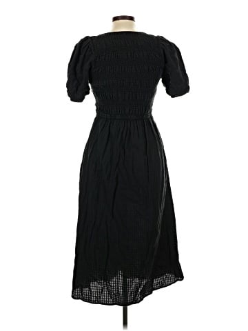 Madewell Lucie Puff-Sleeve Midi Dress (view 2)