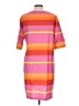 Talbots Stripes Pink Casual Dress Size L - photo 2