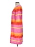 Talbots Stripes Pink Casual Dress Size L - photo 5