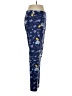 Lularoe Print Blue Track Pants Size 1X (Tall & Curvy) - photo 4