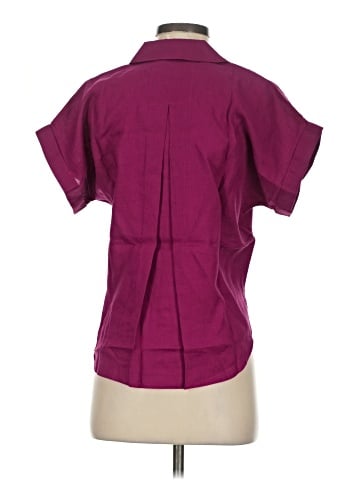 Eileen Fisher Short Sleeve Blouse (view 2)