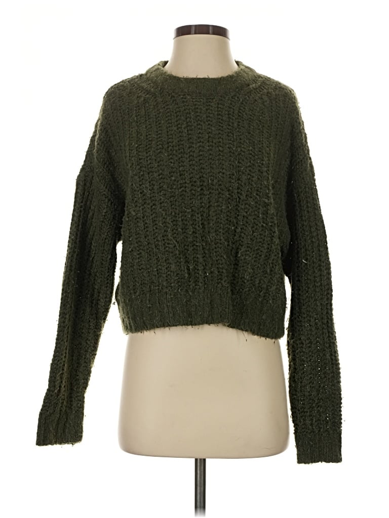 Pre-owned American Eagle Outfitters Pullover Sweater In Green