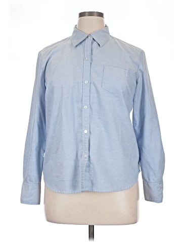 St. John's Bay Long Sleeve Button-Down Shirt (view 1)