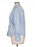St. John's Bay 100% Cotton Chevron-herringbone Blue Long Sleeve Button-Down Shirt Size XL - photo 5