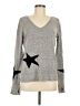 Romeo & Juliet Couture Stars Silver Pullover Sweater Size M - photo 1
