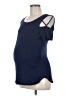 Assorted Brands Blue Short Sleeve Top Size Sm Maternity - photo 1