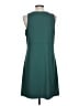 Eddie Bauer Solid Teal Casual Dress Size L - photo 2