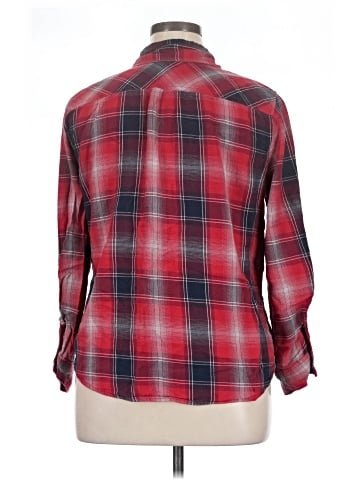 Faded Glory Long Sleeve Button-Down Shirt (view 2)