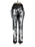 Topshop 100% Polyester Metallic Silver Dress Pants Size L (estimated) - photo 2