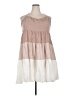 Final Touch Color Block Tan Casual Dress Size 3X - photo 1