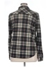 Passport 100% Polyester Plaid Black Long Sleeve Blouse Size XL - photo 2