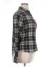 Passport 100% Polyester Plaid Black Long Sleeve Blouse Size XL - photo 4