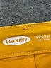 Old Navy Color Block Yellow Jeans Size 8 - photo 7