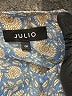 Julio 100% Polyester Blue 3/4 Sleeve Blouse Size 18 - photo 4