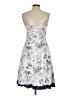 Teeze Me 100% Polyester Silver Ivory Cocktail Dress Size 3 - photo 2