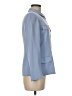 Anne Klein II 100% Silk Blue Silk Blazer Size 8 Petite - photo 4