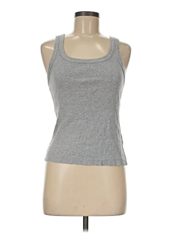 Madewell Premium Standard 02. The Heathered Essential Rib Tank (view 1)