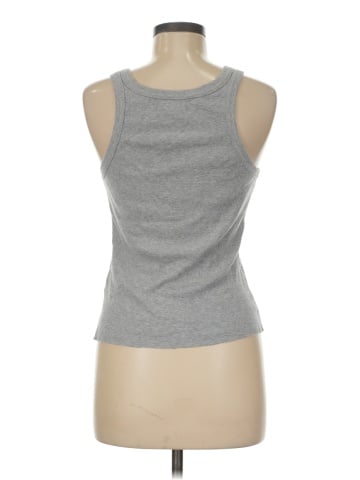 Madewell Premium Standard 02. The Heathered Essential Rib Tank (view 2)