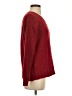 For Joseph Chevron-herringbone Red Pullover Sweater Size XS - photo 4
