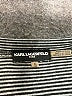 Karl Lagerfeld Paris 100% Cotton Stripes Gray Pullover Sweater Size XL - photo 7